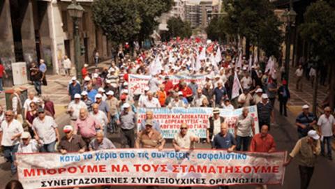 Manifestación Grecia